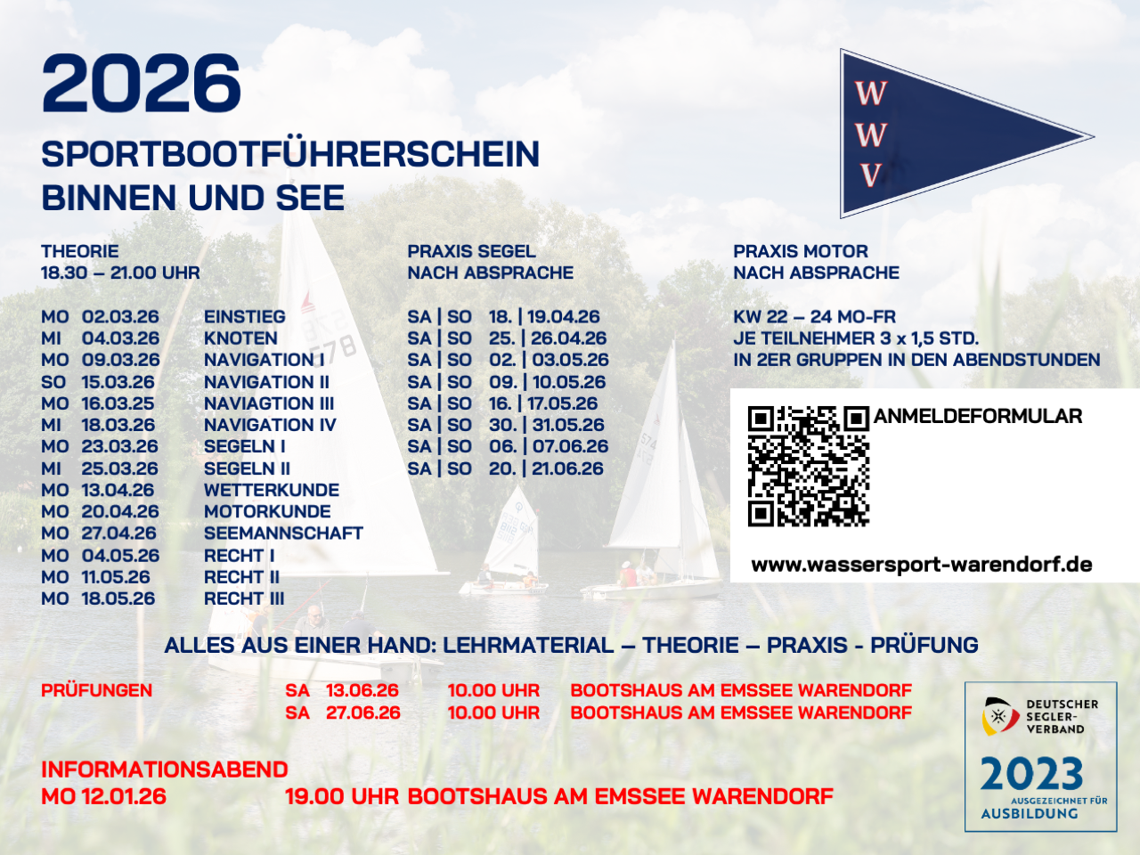 sportbootfÜhrerschein binnen see